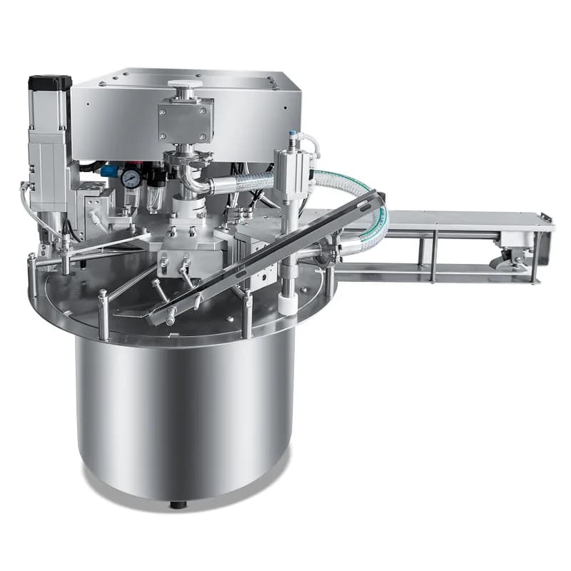 Table swivel plate with automatic screw cover, laundry detergent, self-supporting suction nozzle, bag filler, treacherous soy milk
