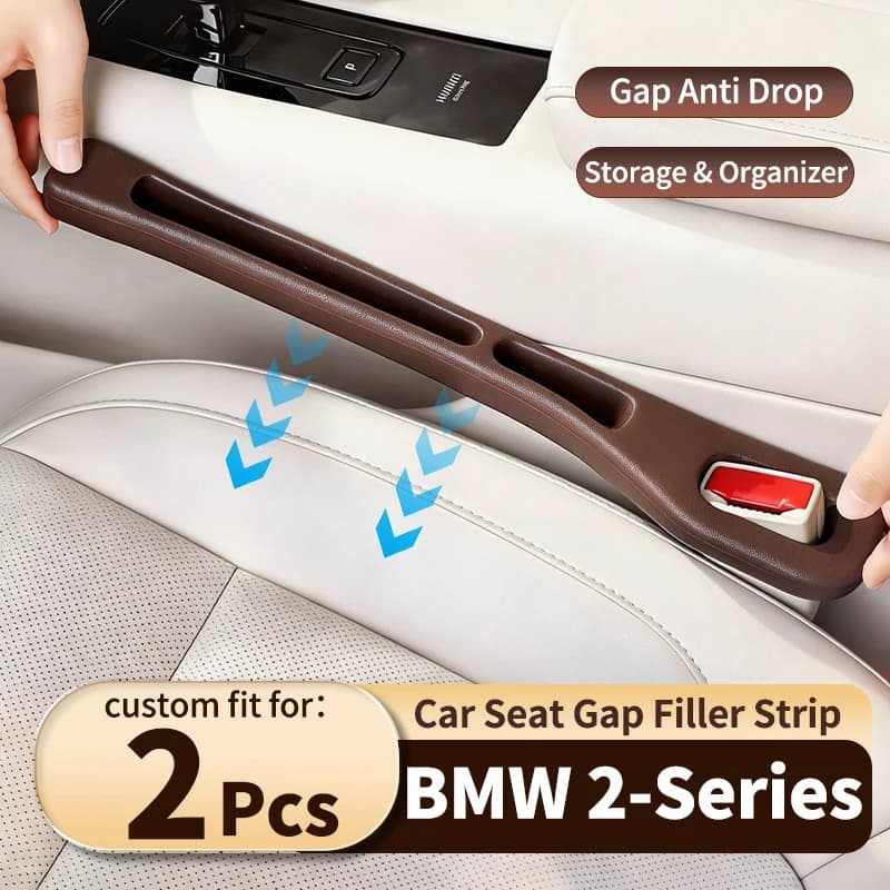 Auto seat leak proof strip for BMW 2-Series，A must-have car interior accessory, durable seat gap filler strips to prevent items