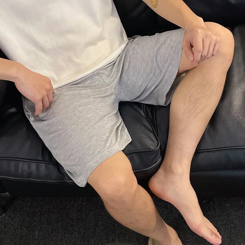 Modal Summer Cool Shorts pajamas 2025 new style sleep pants can be worn outside men's home pants Big Size L-4XL Sleep Bottoms