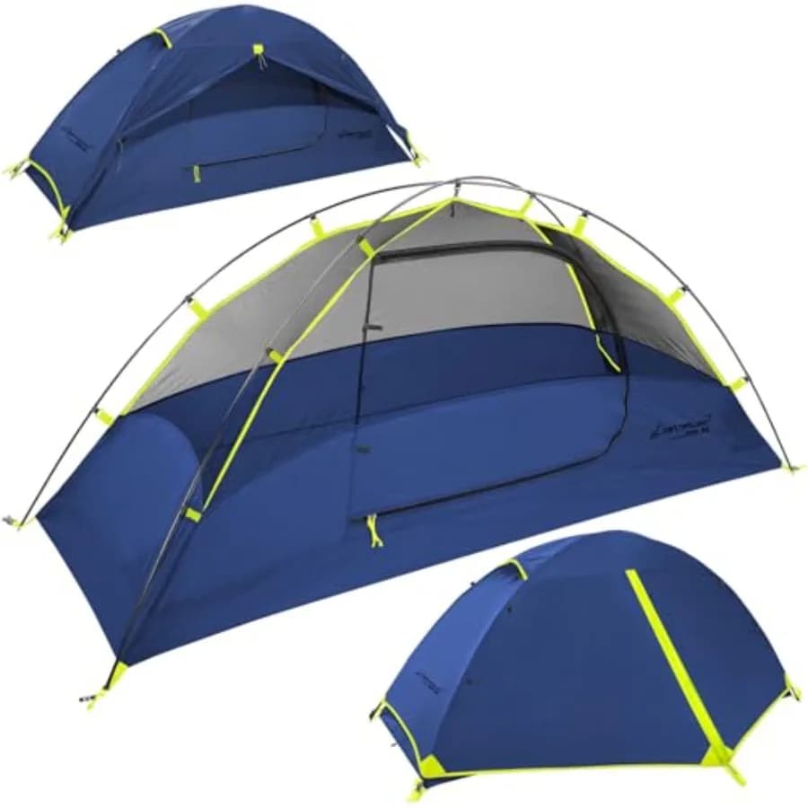 Tenda Leggera per Backpacking - Tenda Ultraleggera Impermeabile Facile da Montare per Campeggio ed Escursionismo