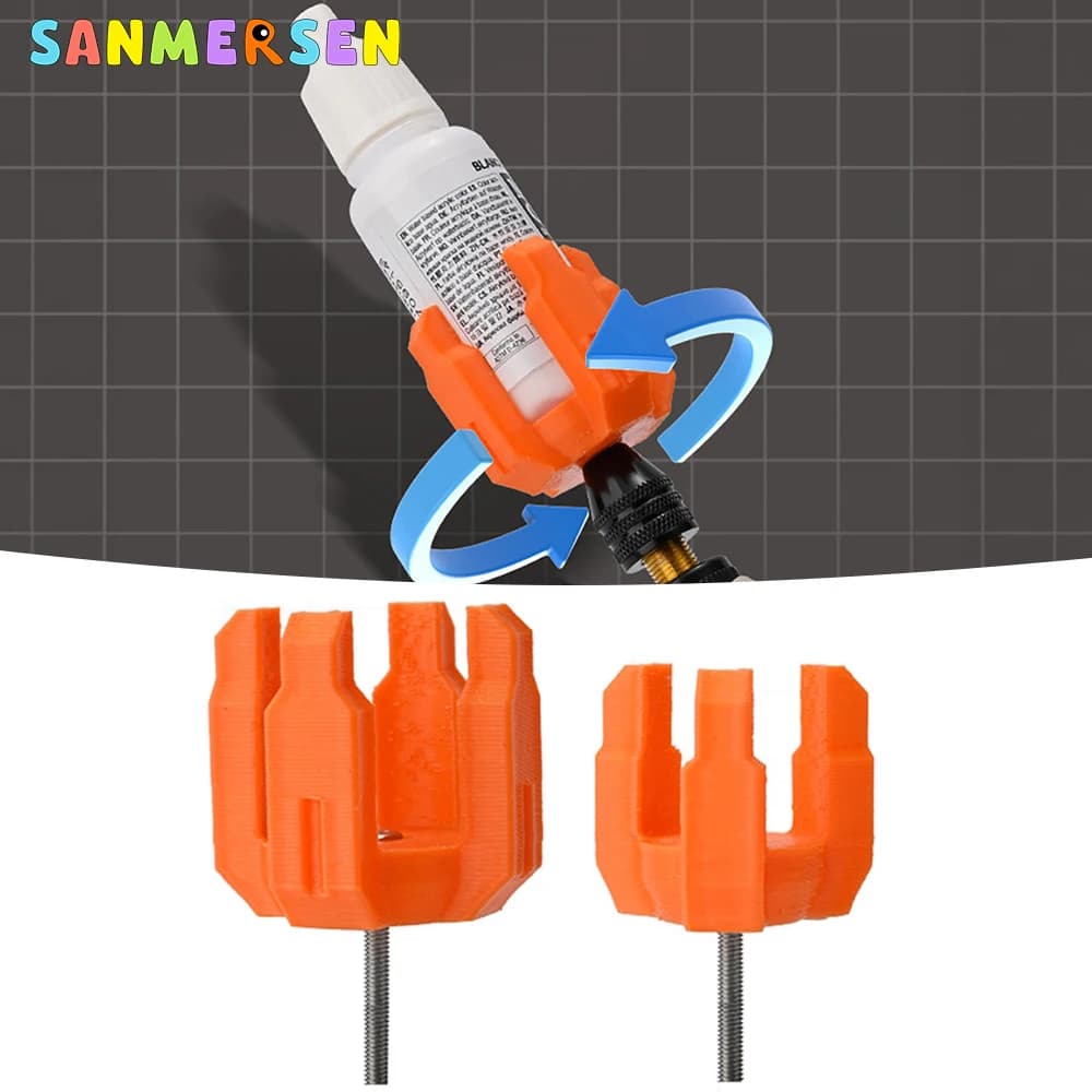 Model Paint Mixer Spinner Agitator Agitator Attacher for Trapano Paint Bottle Support for Mixer Auxiliary Clamps with Internal Diameter 20/25mm