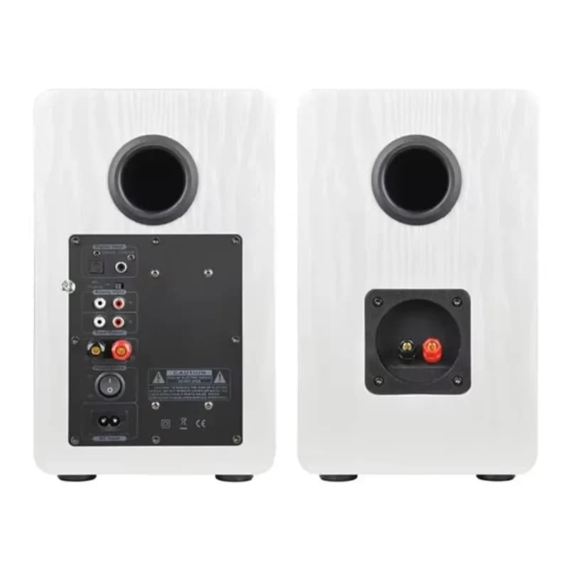 Altoparlante Stereo Attivo Hi-Fi in Legno con Super Bassi e Alti, USB, SD, MMC, Wireless e Bluetooth