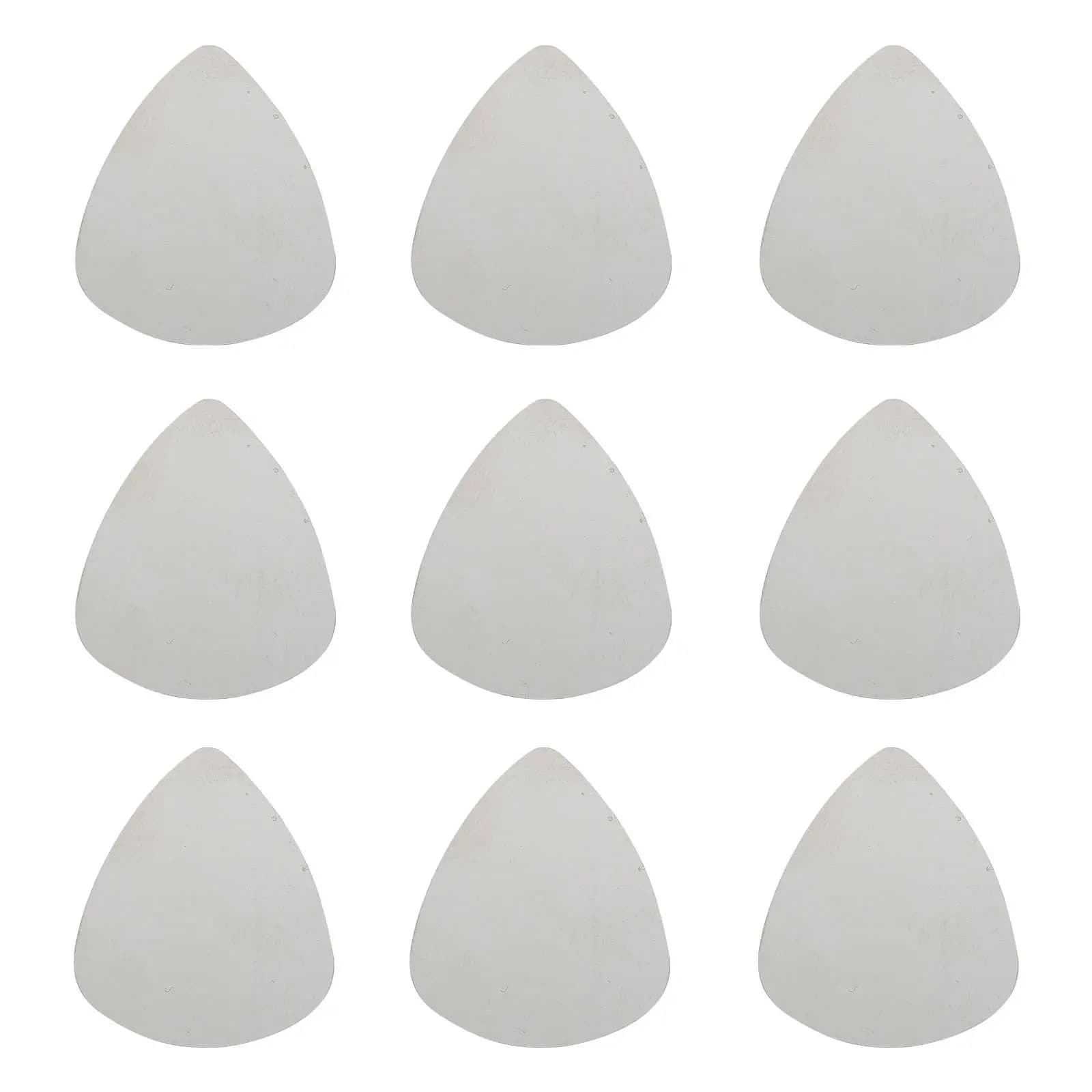 Plettri per chitarra in acciaio inossidabile da 10 pezzi, resistenti all'usura, leggeri e portatili, per chitarra elettrica, basso acustico