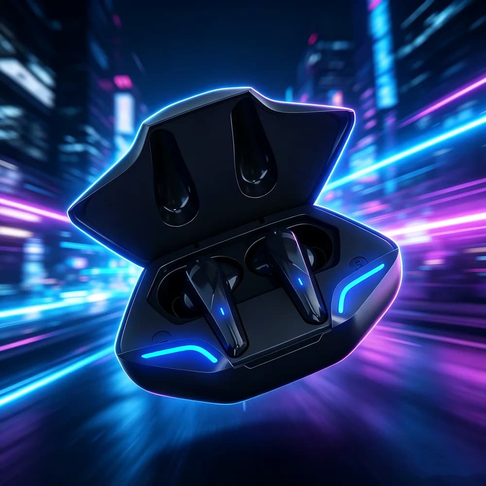 Wireless bluetooth Headset TWS 5.3 Stereo Earbuds Low Latency Earphones Bluetooth With Mic for smartphones