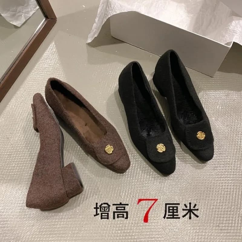 Scarpe mocassini da donna vintage firmate Scarpe slip on poco profonde alla moda 2025 Scarpe eleganti con tacco basso primavera autunno