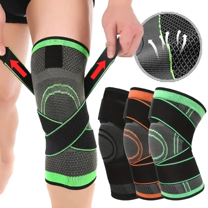 1 pz ginocchiera sportiva regolabile sollievo dal dolore al ginocchio stabilizzatore rotuleo supporto per escursionismo calcio basket corsa sport