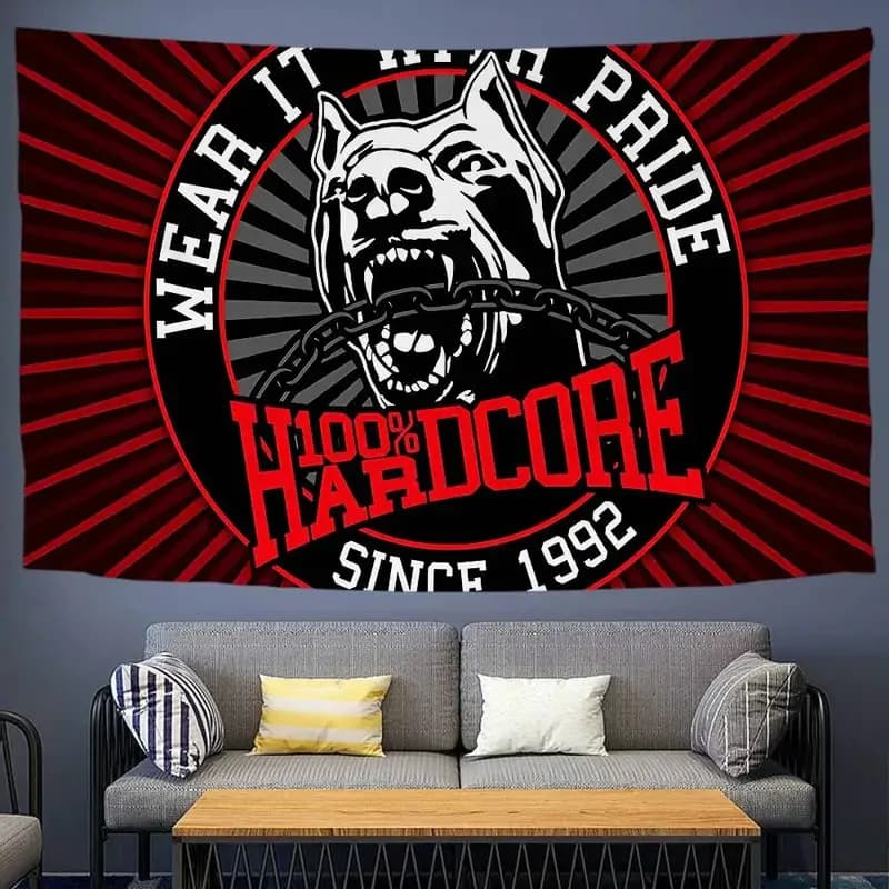 VIKAMA 100 Tappeto decorativo da appendere alla parete con motivo cane, per camera da letto e soggiorno, coperta decorativa per la casa
