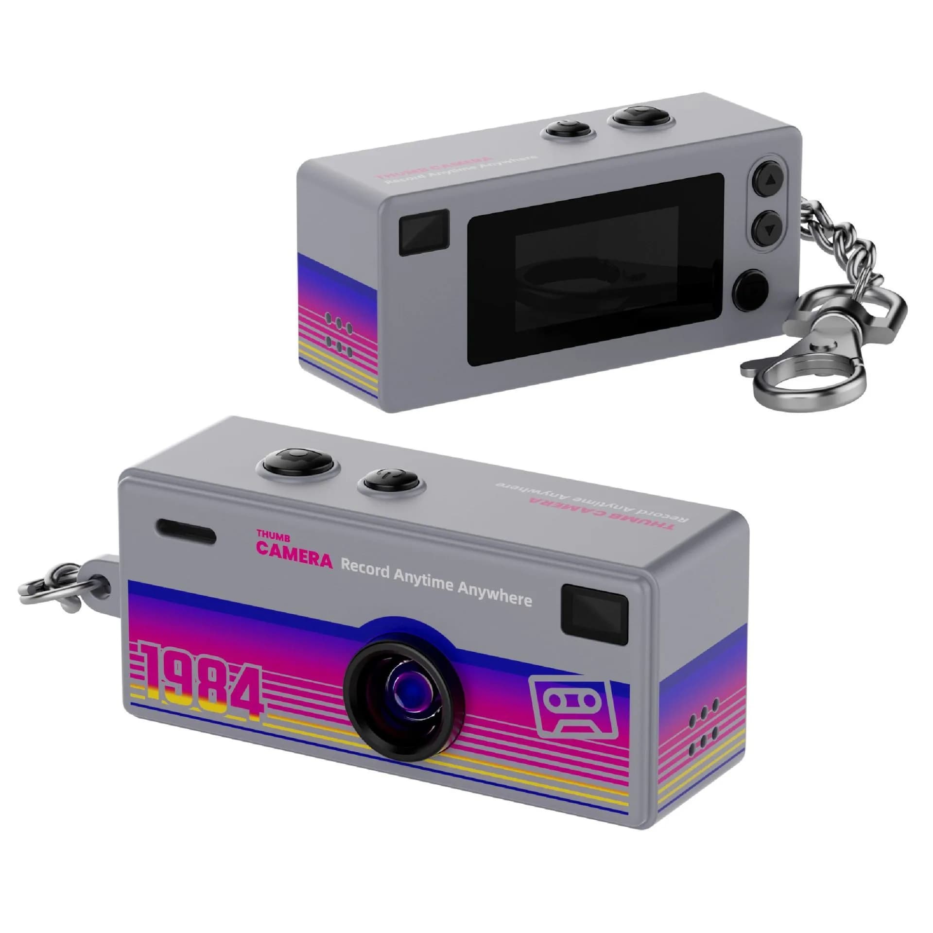 Videocamera Vintage G6 per Bambini, Mini Videocamera con Catenella, Registratore Digitale HD 1080P, Supporto Scheda TF, Regalo Divertente per Feste