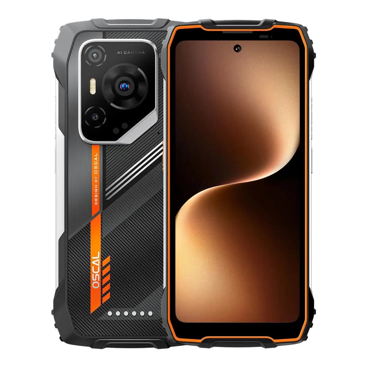 Blackview Oscal Pilot 3 Smartphone robusto 5G 6.5'' 120Hz 12GB 256GB Telecamera per visione notturna 50MP 7500mAh 33W Android 15 NFC