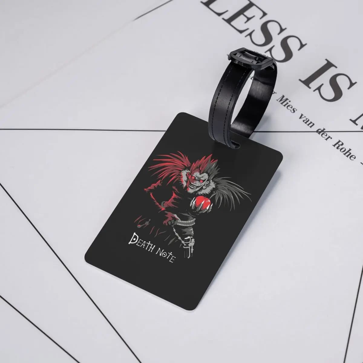 Etichette per Bagagli Anime Death Note L Lawliet, Accessori per Valigie, Etichetta per Bagaglio da Viaggio, Porta Nome e Indirizzo