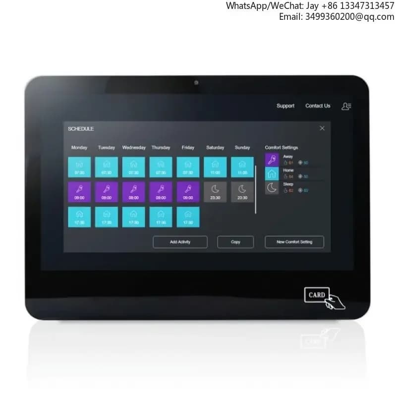 Tablet PC Android con schermo touch da 11,6 pollici per il controllo delle presenze con NFC e lettore di schede RFID