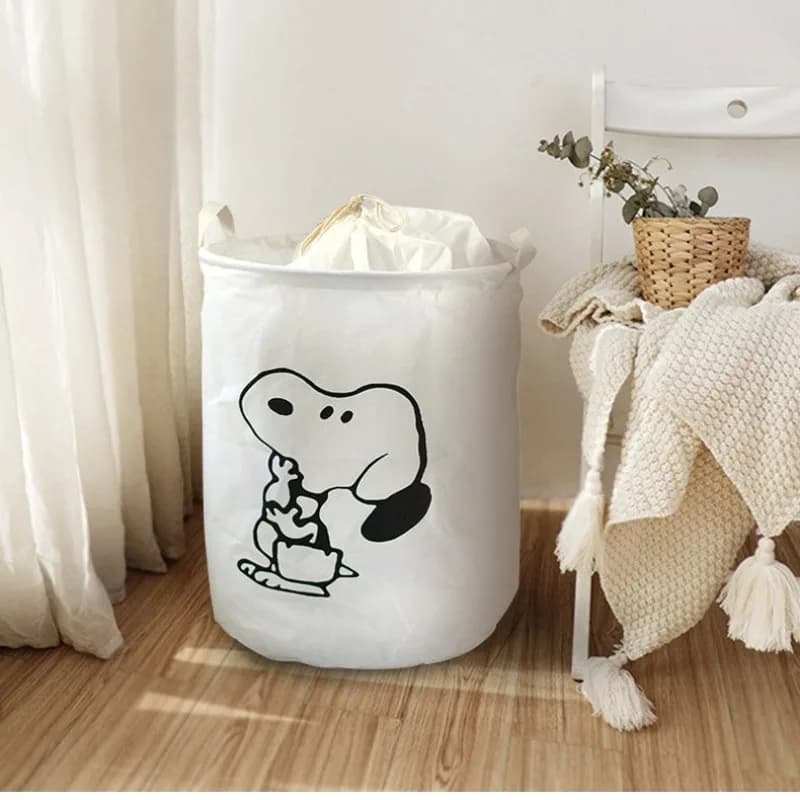 Cesto Portabiancheria Pieghevole Snoopyed, Contenitore per Vestiti Sporchi, Organizzatore per Bagno e Dormitorio, Accessori Quotidiani