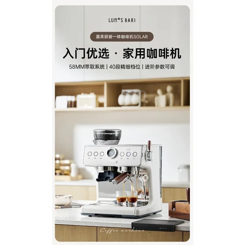 Portable Manual Coffee Maker Kitchen Gadgets Manual Household Italian-style Grinding and Mixing Semi-automatic Powerful Steam