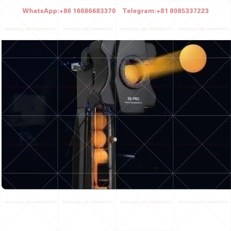 Table Tennis Robot Pong Ball Machine S6-PRO Automatic Pong Robot TrainerRobot Machine with Net