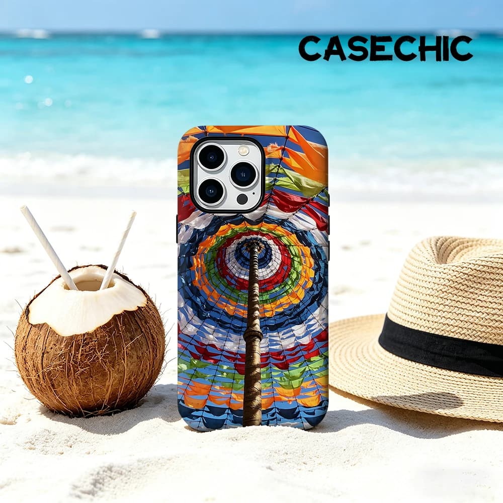 Custodia CaseChic opaca antiurto per MagSafe per iPhone 17 16 15 14 Plus Pro Max, in PC rigido, con bandiere colorate a tema preghiera