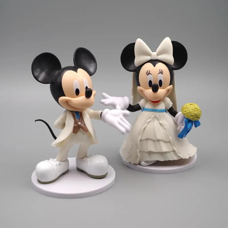 11 cm Disney Cartoon Minnie Topolino Azione Regali di nozze bambole giocattolo per bambini Figure giocattolo regalo per bambini