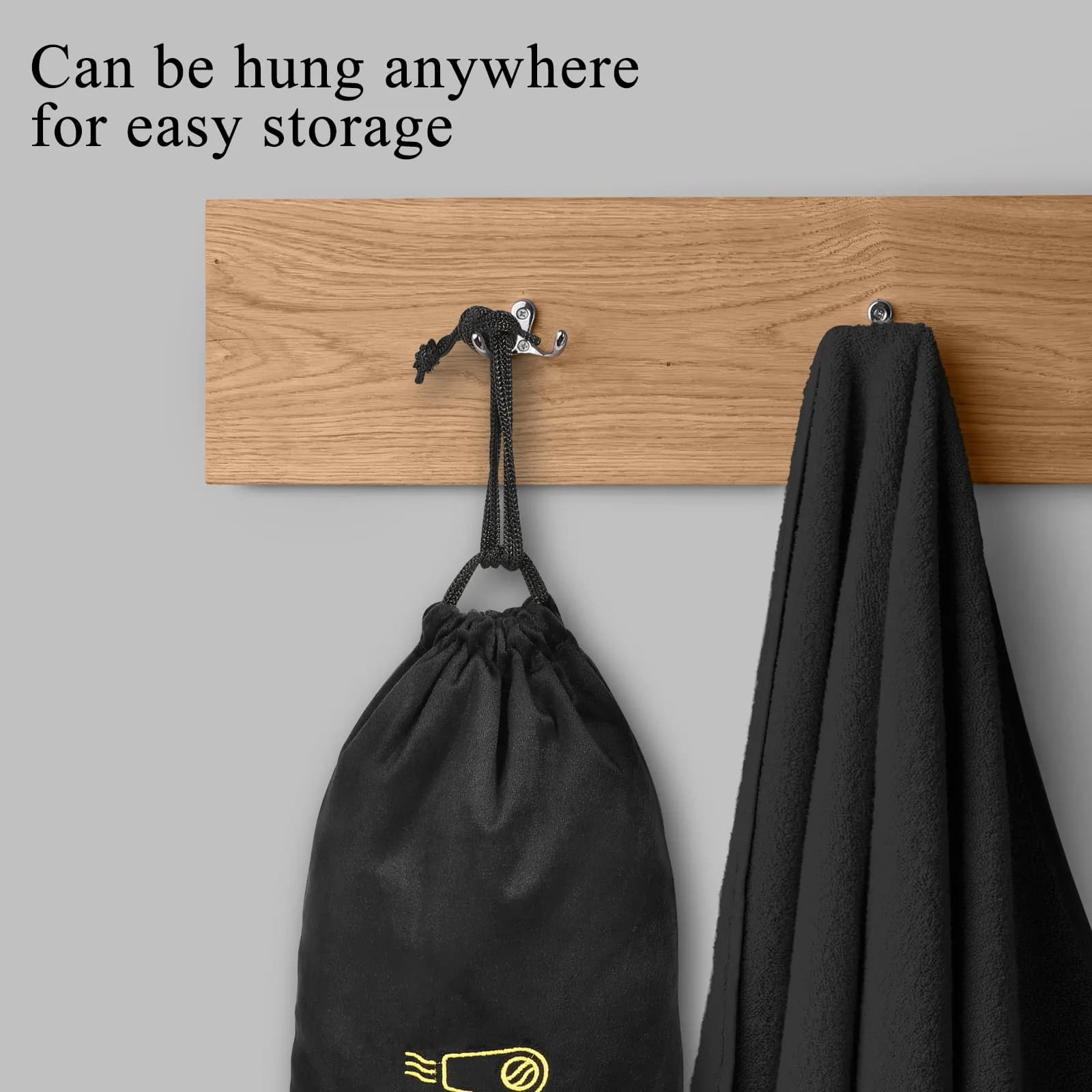 Hair Dryer Bag Linen Material Portable Drawstring Storage Pouch Travel Organizer Multipurpose Storage Bag for Hair Dryer Gifts
