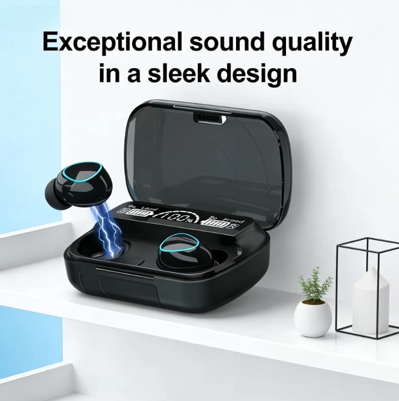 M10 TWS Wireless Headphones Bluetooth compatible earphones Stereo earphones with noise cancellation for Xiaomi