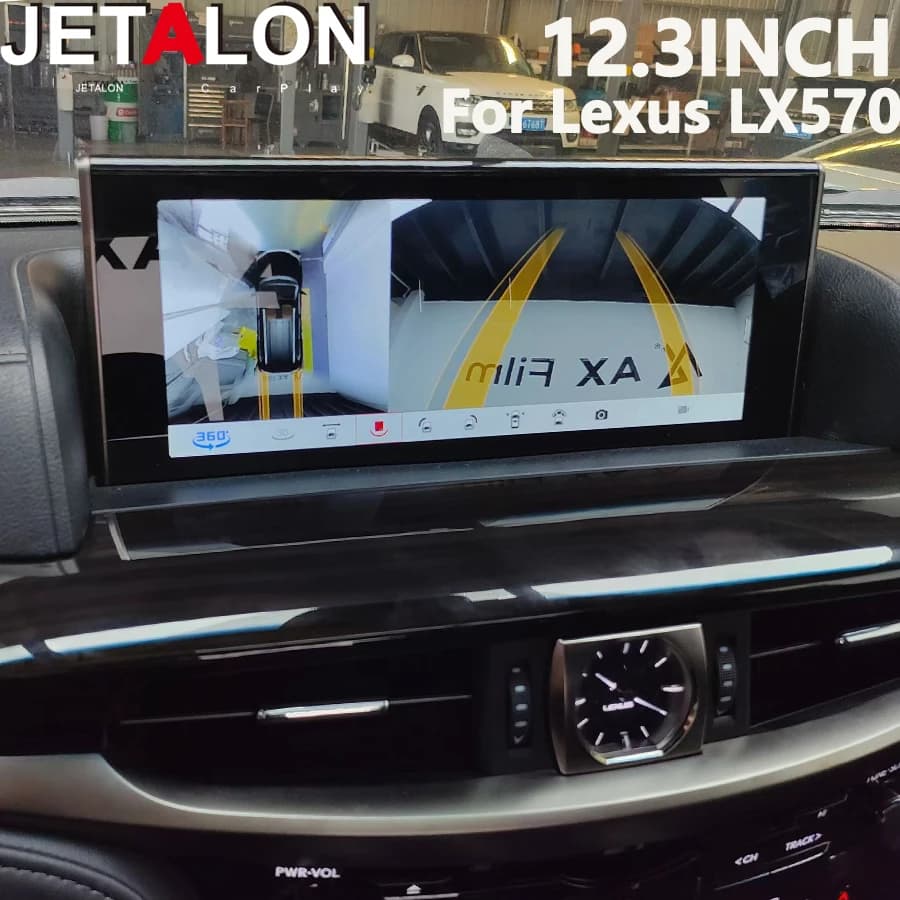 12.3 "Schermo Android 13 Lettore Video Multimediale Per Auto Per Lexus LX570 2015 2016 2017-2021 Stereo di Navigazione GPS Wireless Carplay