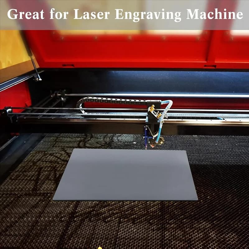 AT63-For laser engraving compatible with set of 3 piece rubber stamp sheets, A4 format for laser cutters - thickness 2,3 mm