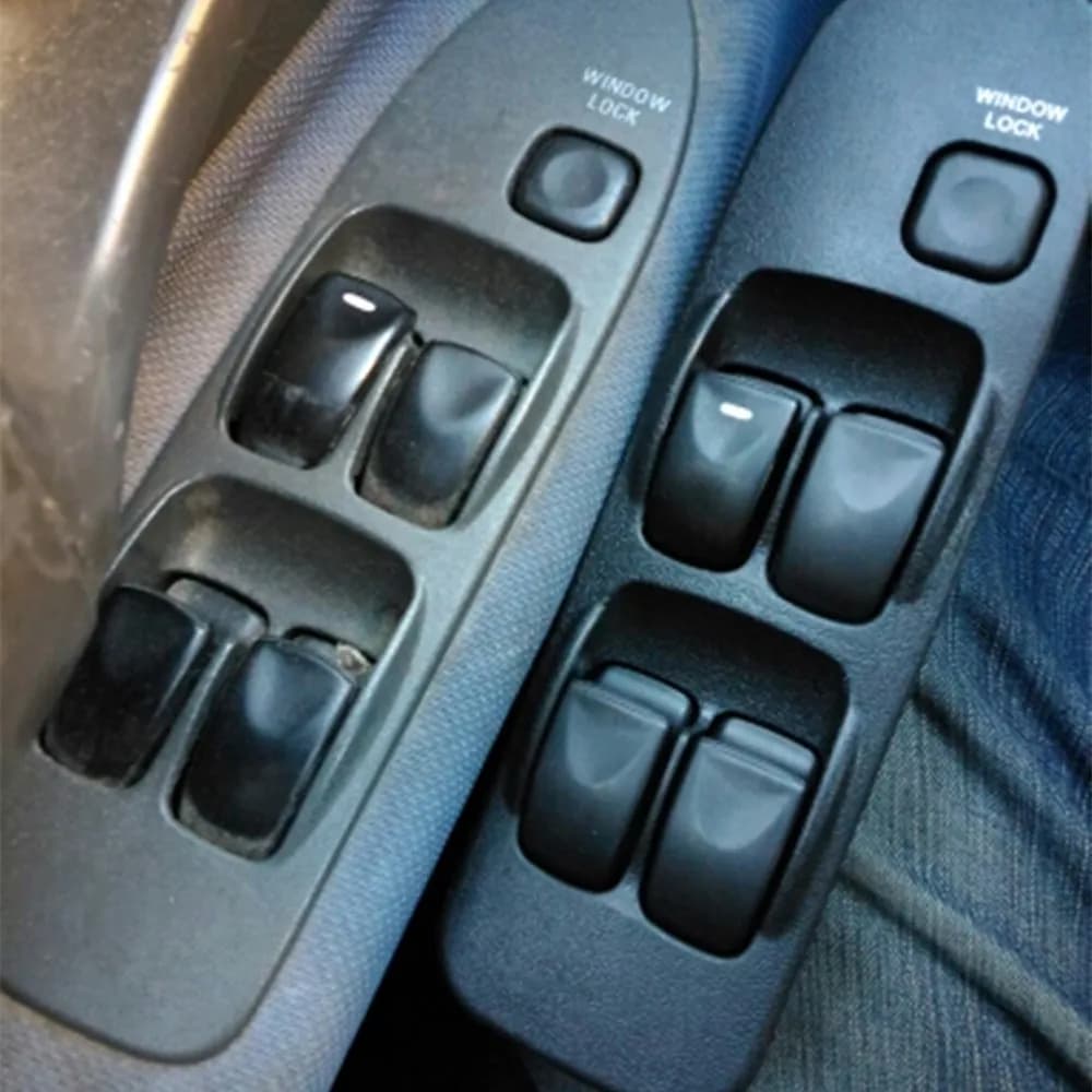 MR740599 Auto Power Master Finestra Interruttore Sollevatore Pulsante Per Mitsubishi Carisma Space Star 1995-2006 Lato Anteriore Sinistro