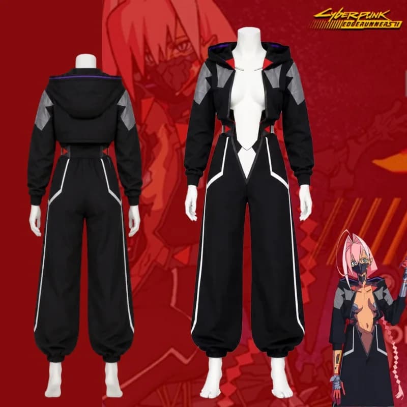 Taliya Yang Talia Yang Cosplay Costume Anime Cyberpunk 2 Jumpsuit Jacket Sexy Suit Loose Pants for Comic Con Halloween Party