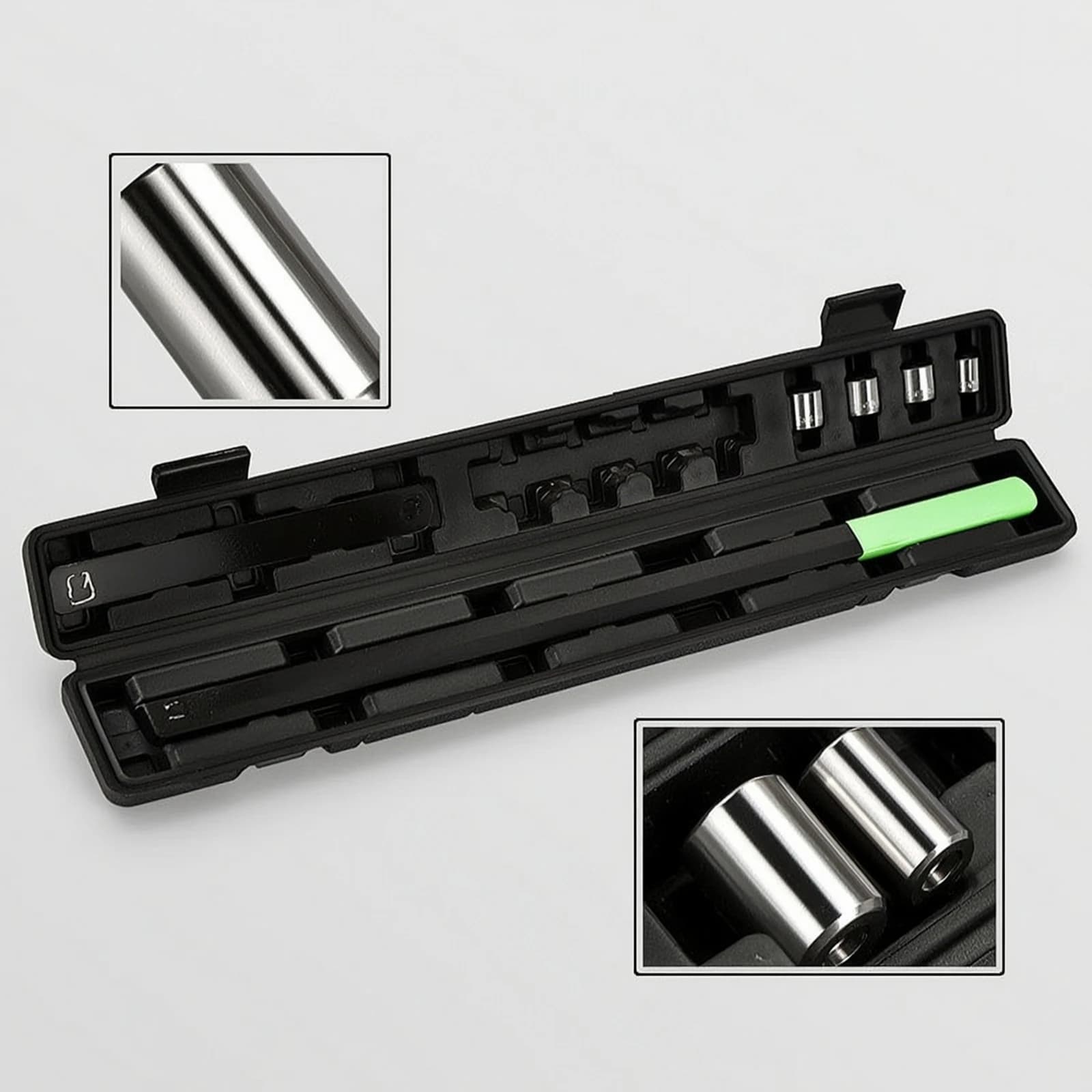 6 Pieces Auxiliary Drive Belt Belt Tensioner Tool Long Reach Belt Tensioner Tool Set Automotive Tools Professional Long-Lasting
