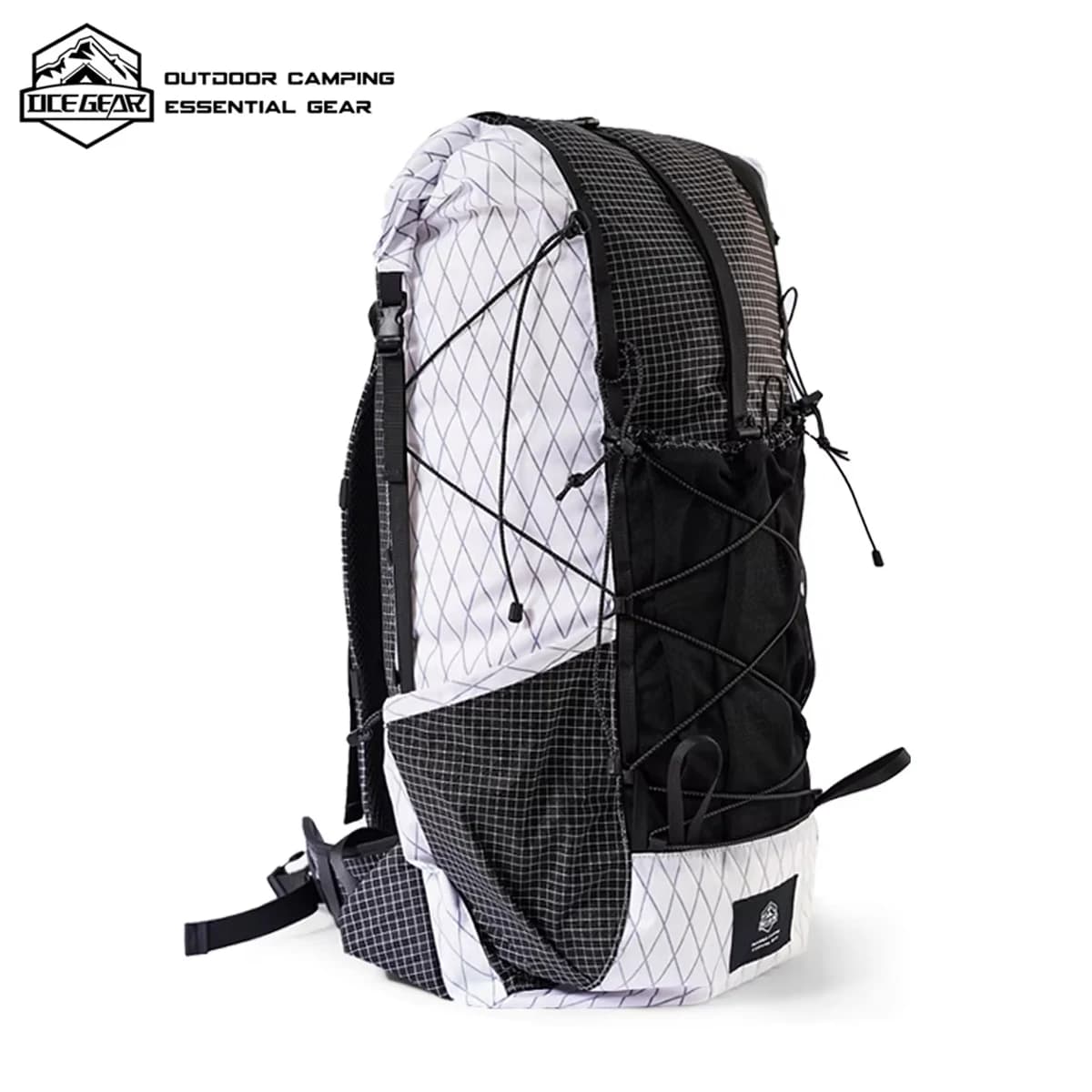 Hiking backpack 35L in X-PAC Waterproof, Lightweight, for Open Travel, Camping, Trekking and Mountaineering with Hydrating System