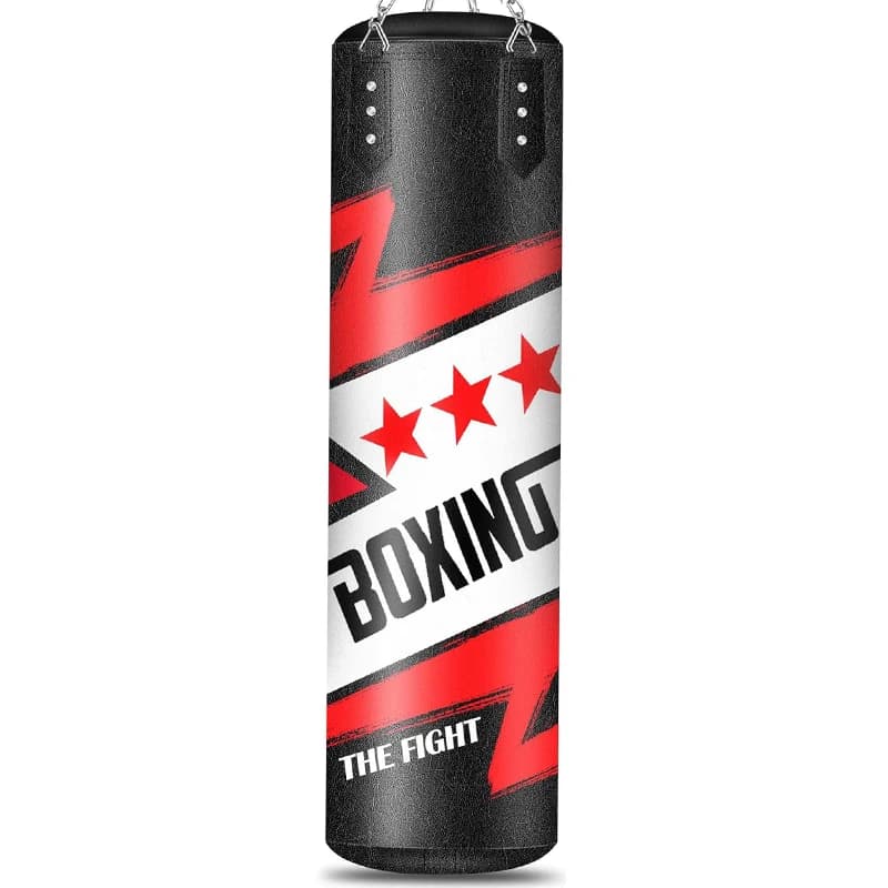Hot Sale Professional Boxing Punching Fitness Training Boxing Equipment Punching Sand Bag Exercise Boxing Bag Real Leather