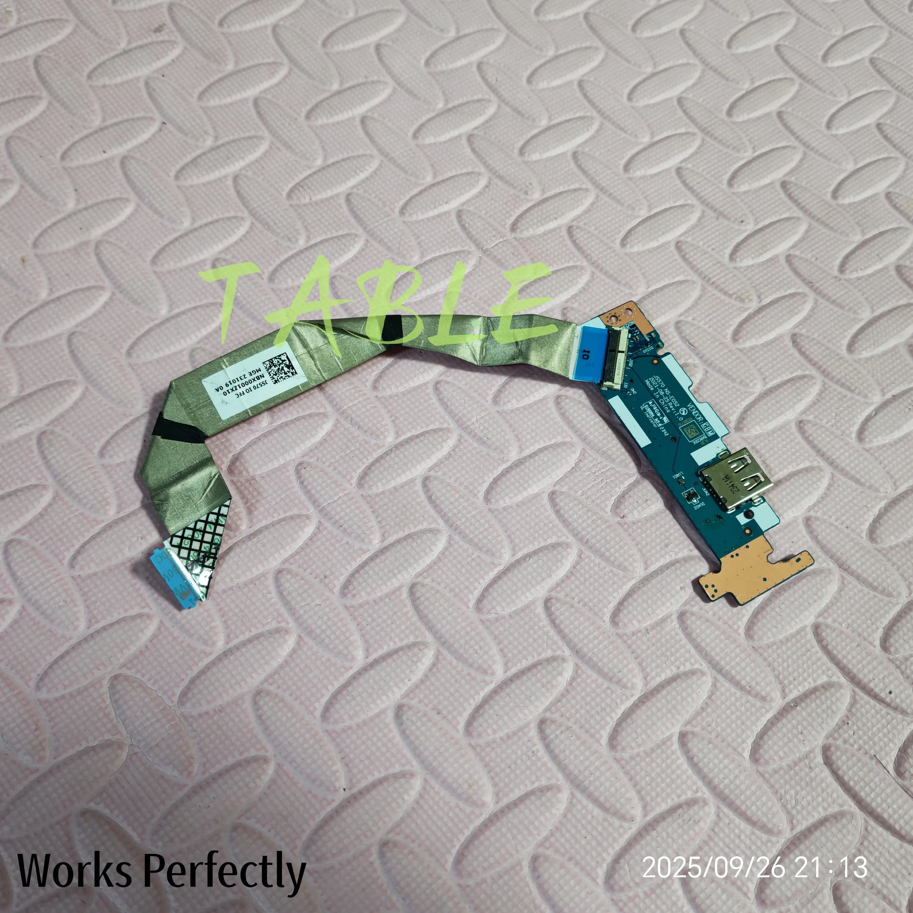 Genuine for Lenovo IdeaPad 3 15ABA7 Laptop USB Portable BUTTON SCHEDA CARD SD W ACVO NS-E052