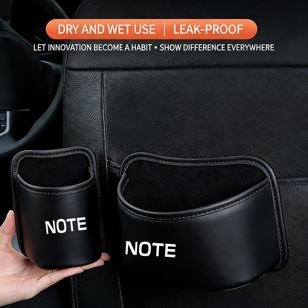 Contenitore portaoggetti per auto, cestino multifunzione pieghevole, borsa portaoggetti per schienale sedile, sacchetto rifiuti per Nissan NOTE