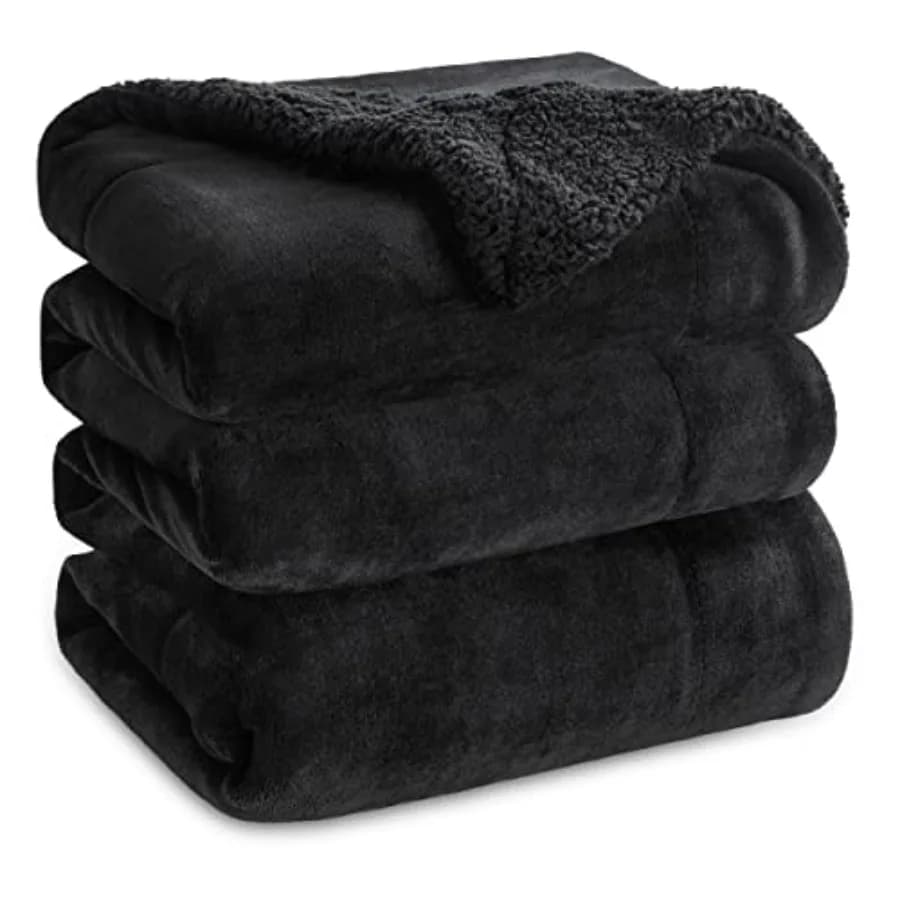Coperta in pile Sherpa GentleSoft, misura Queen, per letto, non riscaldata, spessa e calda, per donne e uomini, morbida, soffice e pesante.