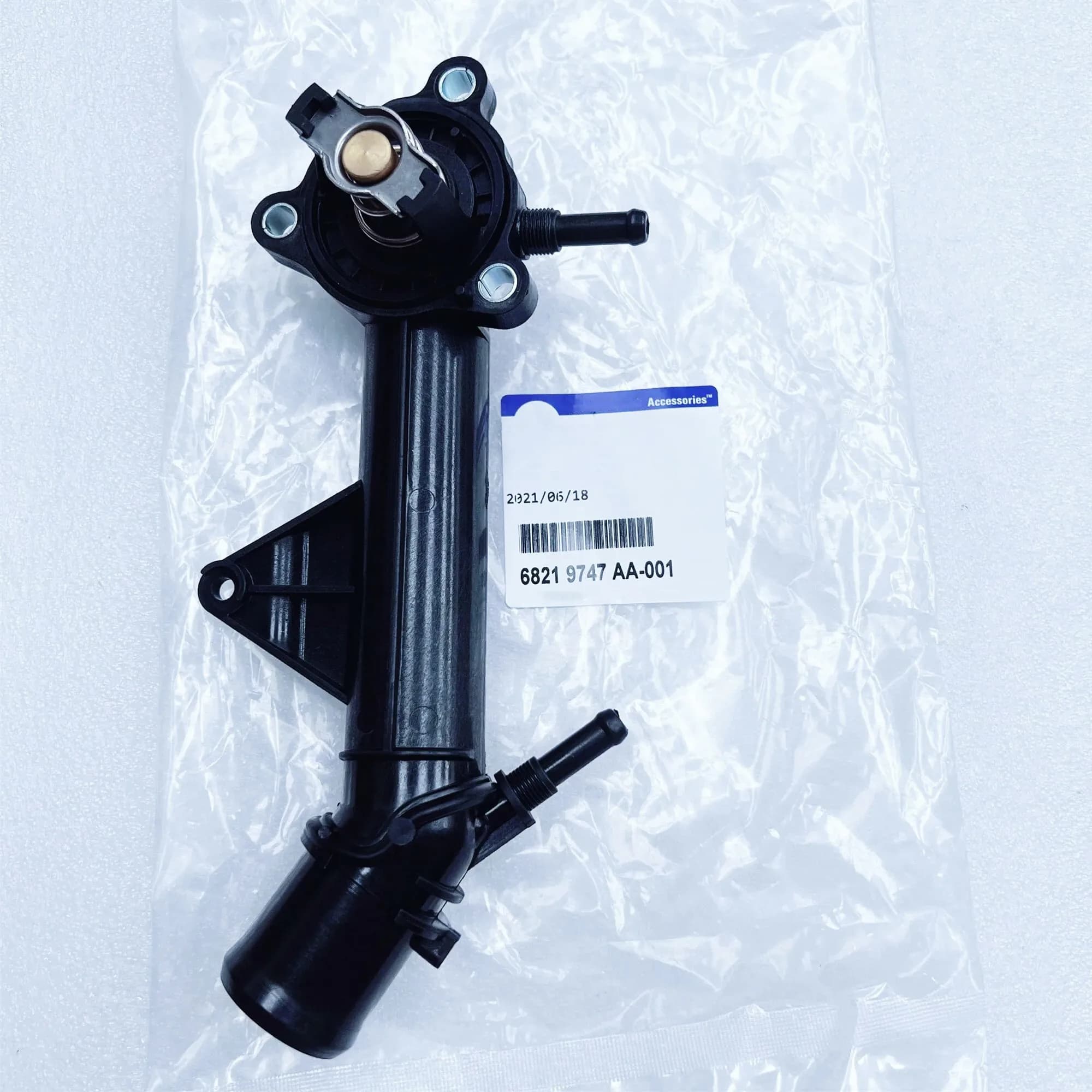 The new Thermostat Assembly With Sealing Ring ,68219747AA , For: 2.0T (Diesel Engine) ,Journey,JC, Cherokee, KL, K4,2014-2018