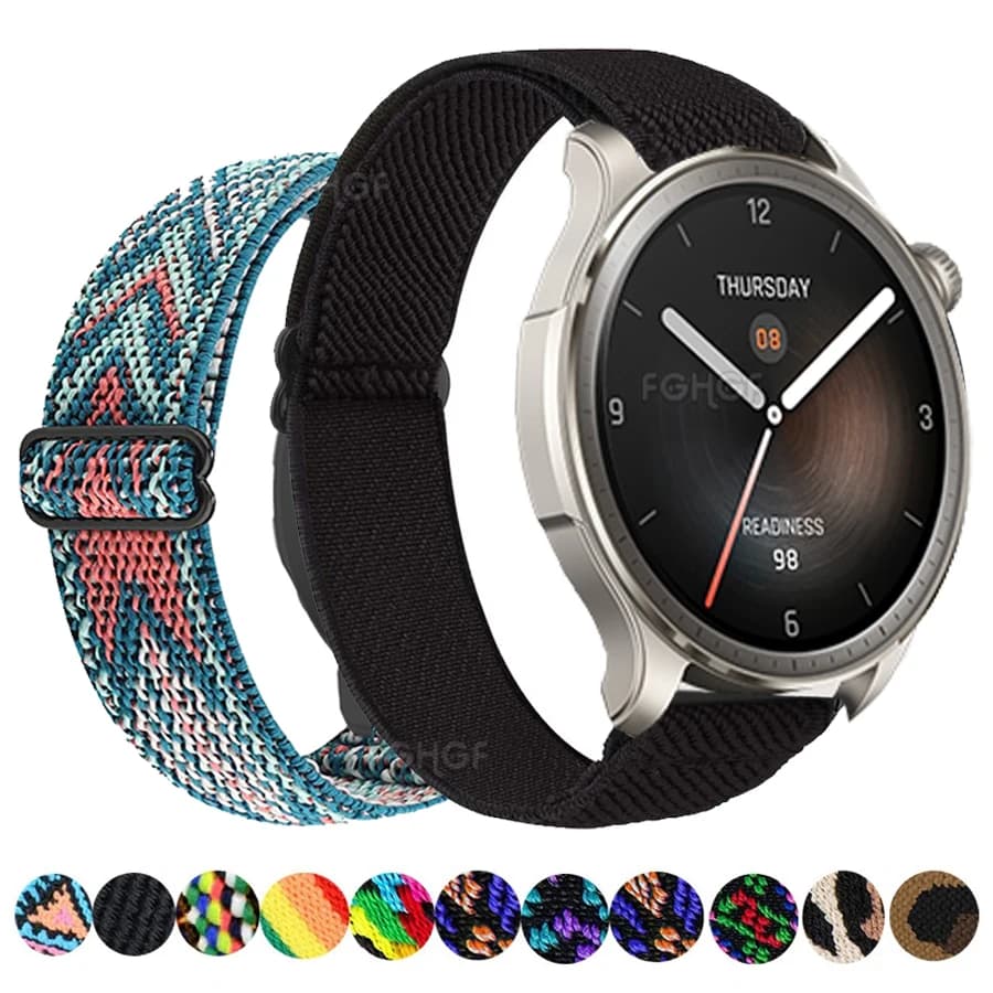Cinturino in nylon elastico per Amazfit Balance 2 cinturino regolabile per Xiaomi Huami Amazfit Balance Smart Watch Band Correa