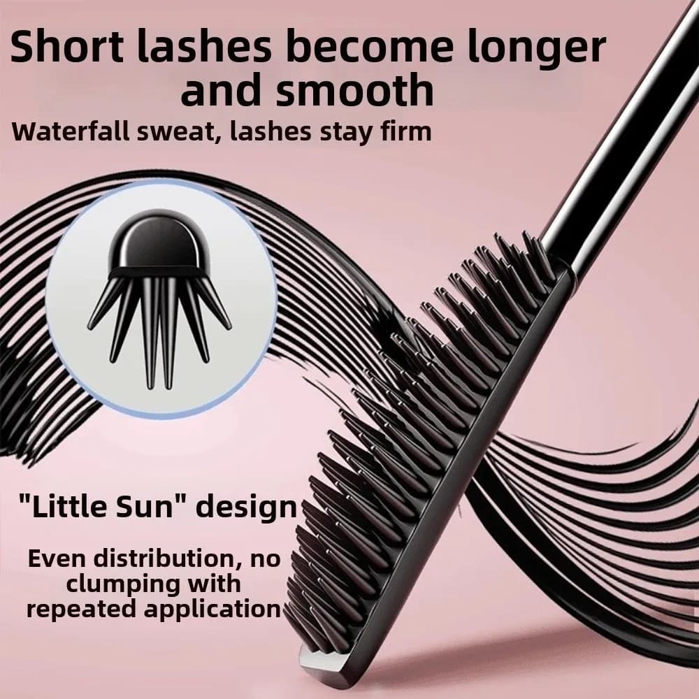 Waterproof Flying Mascara for Eyelashes, Long Extension Effect, Woman Makeup Tool