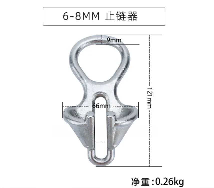 Anchor Chain Stopper 6-8/10-12MM Stainless Steel Anti-rust Lock Rope Cable Pile For Yacht Boat Speedboats Anchor Accessories