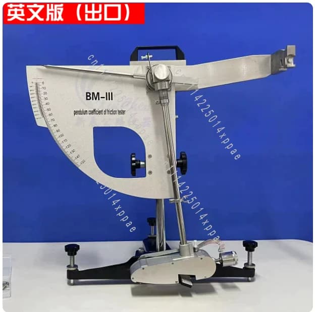 BM-3 Digital Pendulum Friction Coefficient Tester Pavement Aggregate Floor Tile Floor Pointer Pendulum Tester