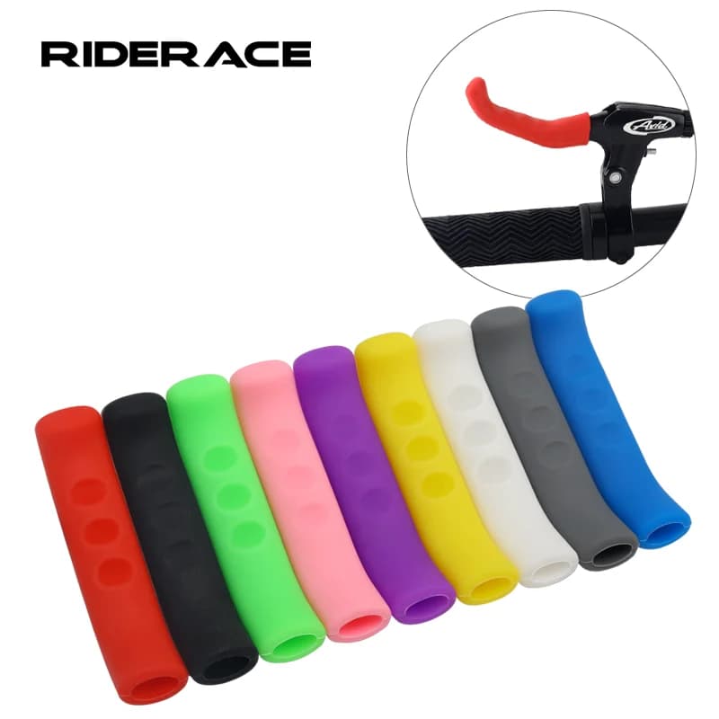 2Pcs Bicycle Brake Handle Cover Silicone Gel Anti-Skid Durable MTB Mountain Bike Brake Handle Cover Sleeve Cycling Accessories