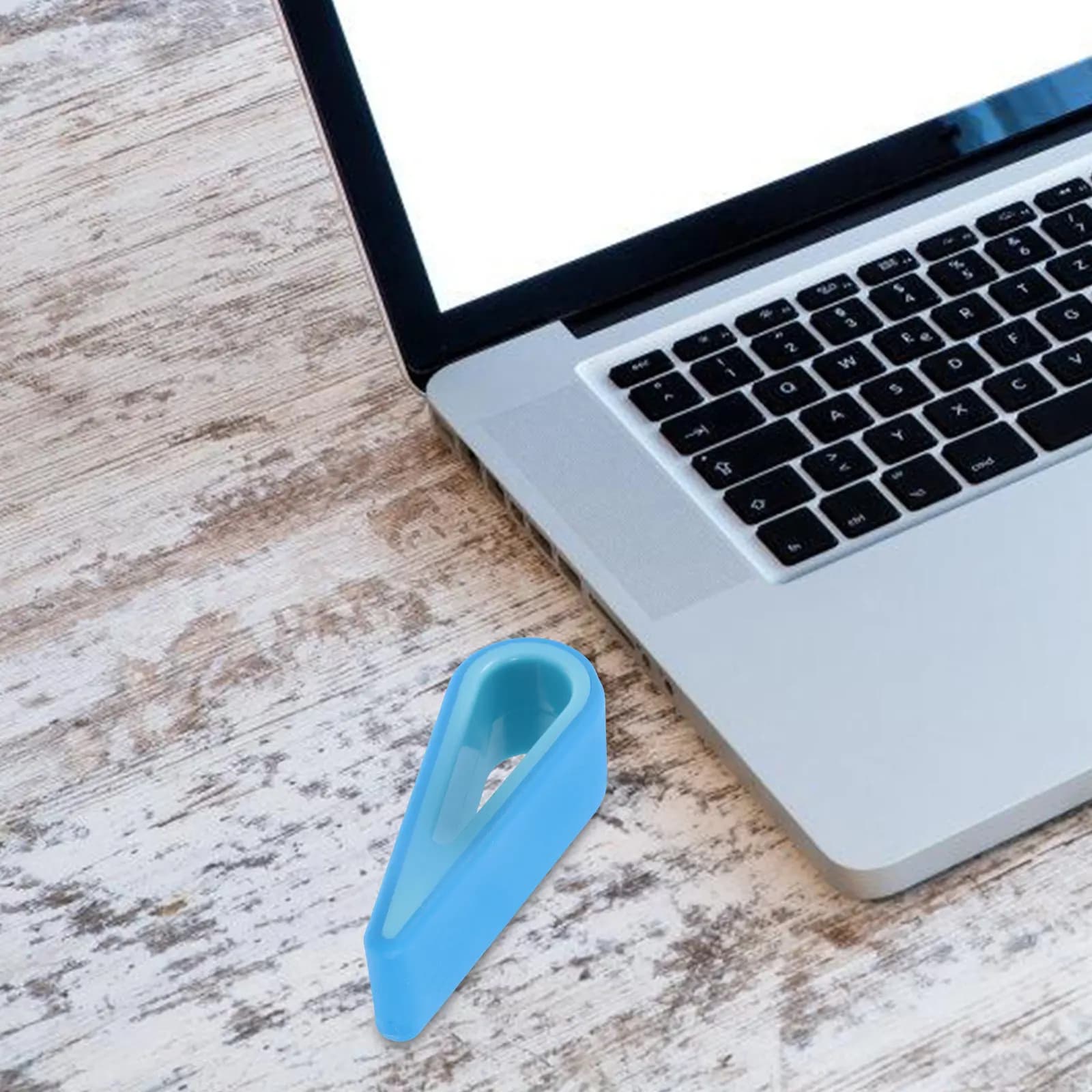 Supporto per radiatore per laptop da 2 pezzi, supporto portatile in plastica siliconica antigraffio per raffreddamento del computer portatile, ufficio ergonomico