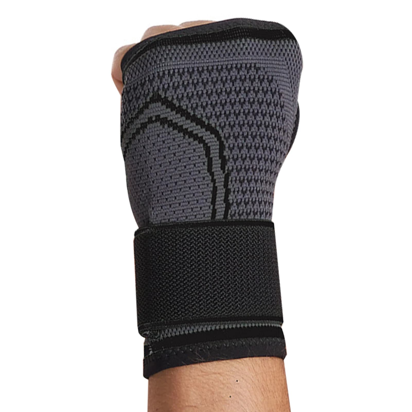 Tutore da polso a compressione con cintura di pressione Polsino di protezione sportiva Tutore da polso e palmo pressurizzato per maglieria