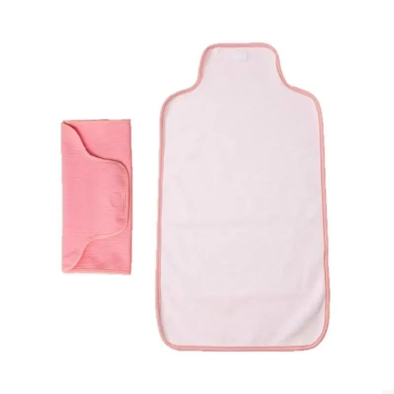 Tappetino per il cambio Fodera impermeabile per pannolini per bambini Fasciatoio per pannolini in cotone forte assorbente A2UB
