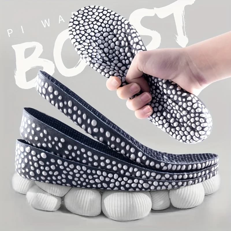 1 pair of shoes to increase height soles man woman soft comfort running sports insole for feet 1.5/2.5/3.5 cm bearings for shoes growing