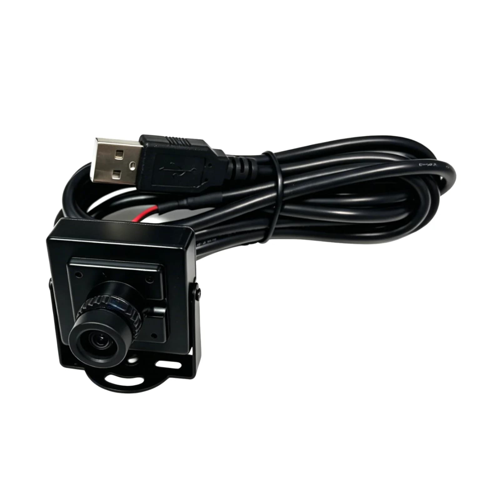 Webcam PC Mini HD 2K con Angolo di Visione di 160 Gradi, 1.8mm, Plug and Play, 30fps, Video ad Alta Velocità 1080P, Videocamera USB per Computer