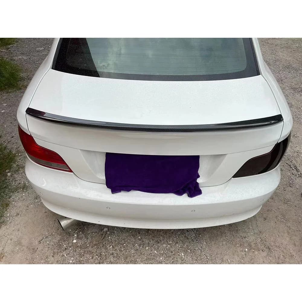 Spoiler Posteriore in Vera Fibra di Carbonio per BMW Serie 1 1M E82 2008-2012, Alettone Posteriore in FRP, Accessori Auto, Kit Carrozzeria