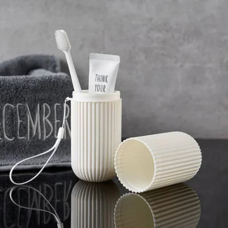 Table Toothbrush Protect Holder Cup Case Travel Camping Storage Box Organizer Travel Toiletries Storage Cup New Creat