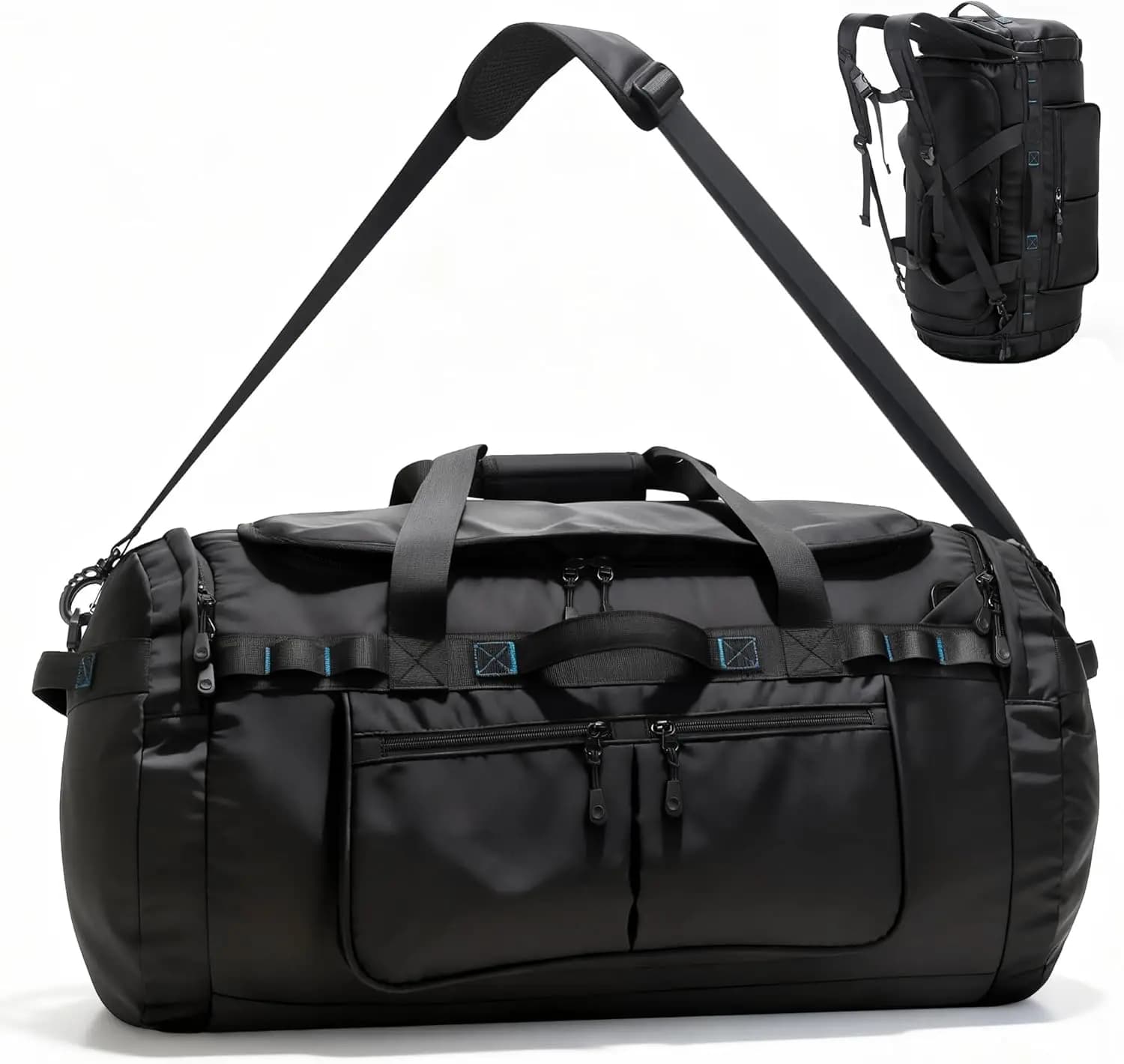 Grande Zaino da Viaggio 45L/60L/90L, Borsa Impermeabile per Palestra con Scomparto per Scarpe, Ideale per Escursioni, Campeggio e Pernottamenti