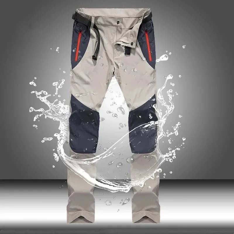 Pantaloni Cargo Tattici Impermeabili da Uomo 2026 Primavera Estate Asciugatura Rapida Lunghi per Sport Outdoor Trekking Campeggio Pesca 4XL