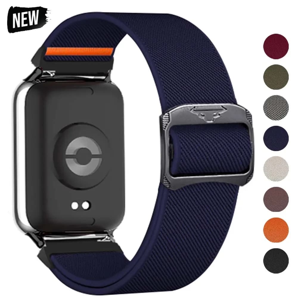 Loop Strap for Redmi Watch 4 Nylon Bracelet Smart Watchband for Xiaomi Mi Band 9/8 Pro correa Replacement Watchband Accessories