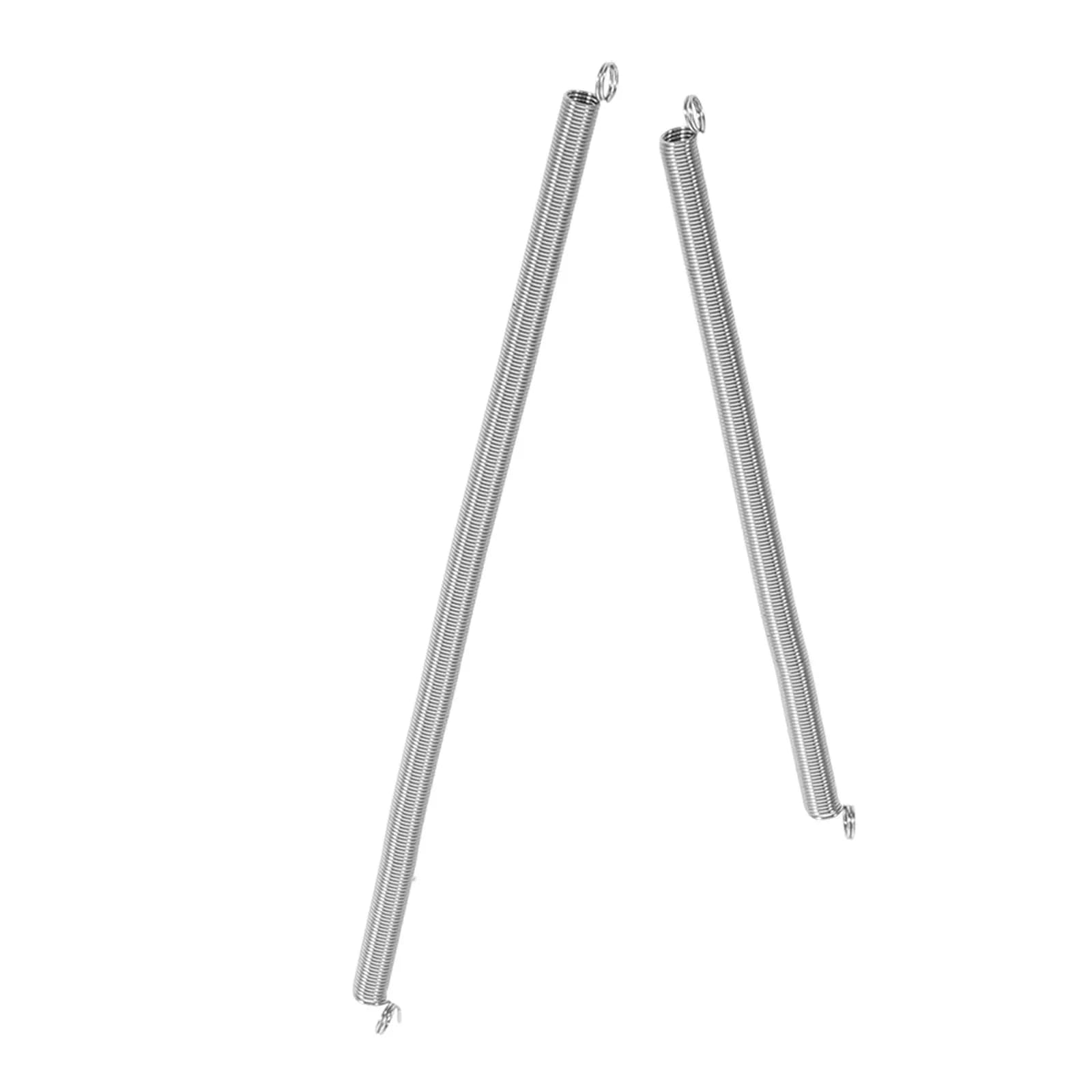 2Pcs Stapler Double Hook Extension Tension Springs Stainless Steel Wire Springs Replacement Parts for Office Repair 2.76 3.54