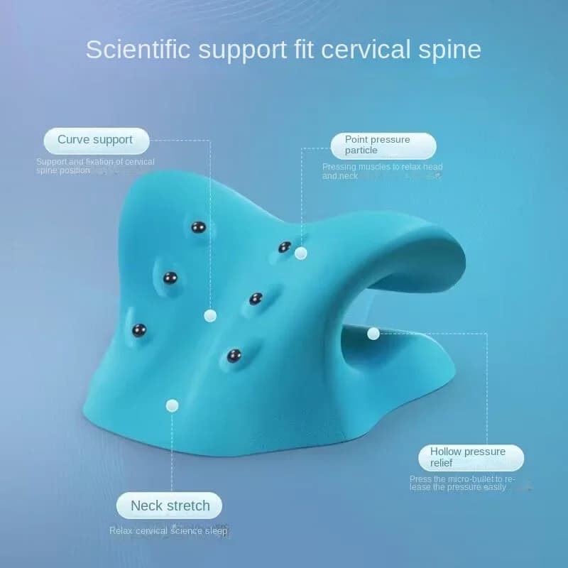 Articolo di vendita caldo Borsa Fugui Plantari cervicali Massaggio di trazione Tipo C Cuscino per massaggio cervicale per spalle e collo per il sonno